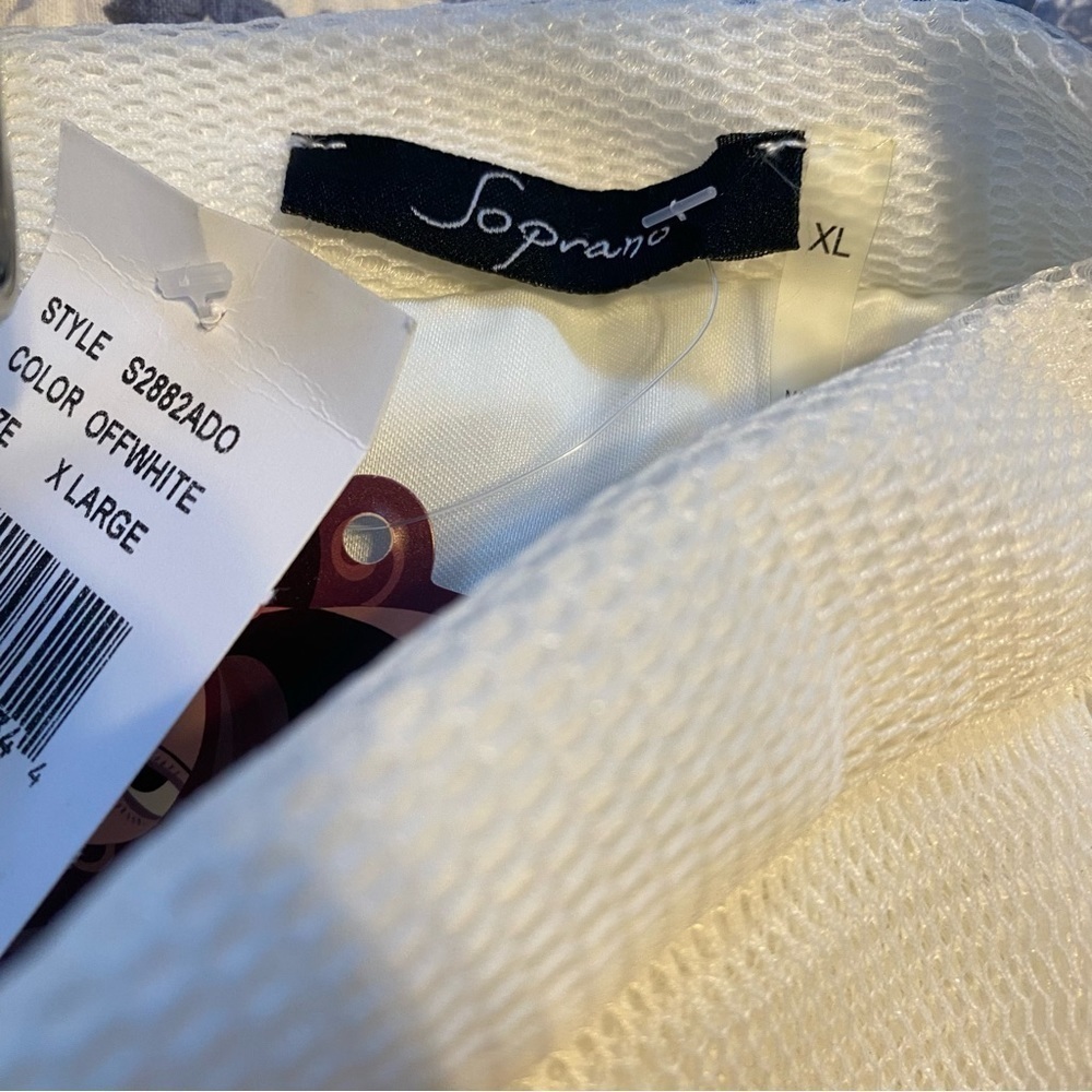 Soprano Mesh Off White Skirt Lined Bridal XL